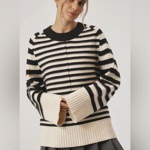Maeve by Anthropologie The Chandler Crew-Neck Relaxed Pullover Sweater
